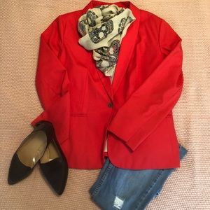 Striking Red Blazer